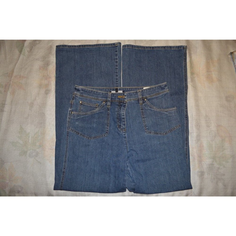 Jones New York Signature Blue Jeans Womens Size 8 Bootcut Medium Wash (G)